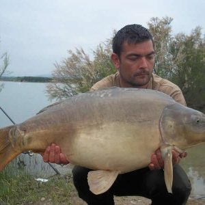 Man holiday carp fish