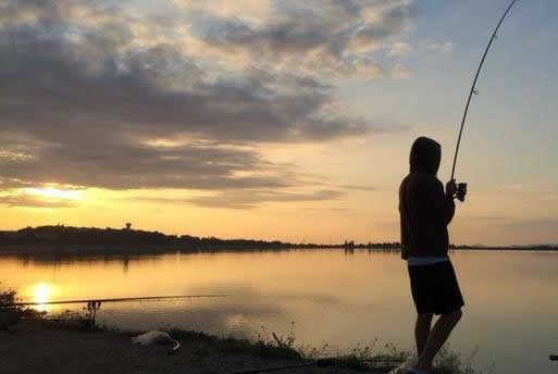 man Fishing